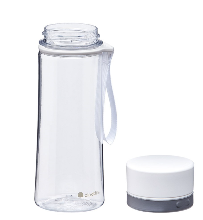 Aladdin Aveo Sustainable Tritan 350ml Water Bottle Clear/White-2